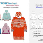 Schnittmuster Hoodie Inga Slim Gr. 34-54 - Sewando
