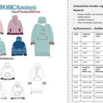 Schnittmuster Hoodie Inga Slim Gr. 34-54 - Sewando