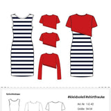 Schnittmuster Damen Kleid + Shirt Soleil Größe 34-54 - Sewando