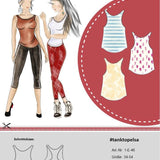 Schnittmuster Damen Tanktop Elsa Gr. 34-54 - Sewando