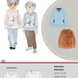 Schnittmuster Kinder Hoodie Ela+Kai Gr. 80-140 - Sewando