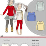 Schnittmuster Kinder Shirt Leoni Gr. 80-140 - Sewando