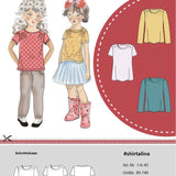 Schnittmuster Kinder Shirt Alina Gr. 80-140 - Sewando