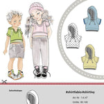Schnittmuster Kinder Shirt Fabio + Ivy Gr. 80-140 | Cropshirt - Sewando