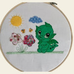 Stickdatei Drache Dino Applikation Set 860 - Sewando