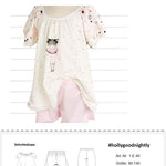 Schnittmuster Kinder Schlafanzug Holly Gr. 80-140 - Sewando