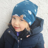 "Beanie-Buffalo" ein Mützen-Schnittmuster für Wolle-Seide (KU47-85)
