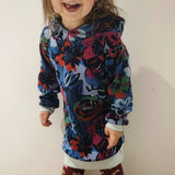 "Winter-Hoodie/Winter-Kleid" ein Schnittmuster in den Größen  80-170