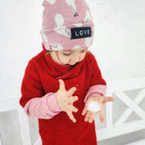 "Winter-Hoodie/Winter-Kleid" ein Schnittmuster in den Größen  80-170