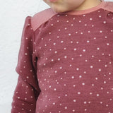 "Miss Mini" Kinderpullover-Schnittmuster mit&ohne Rüschen Gr. 98-140