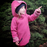 "Winter-Hoodie/Winter-Kleid" ein Schnittmuster in den Größen  80-170