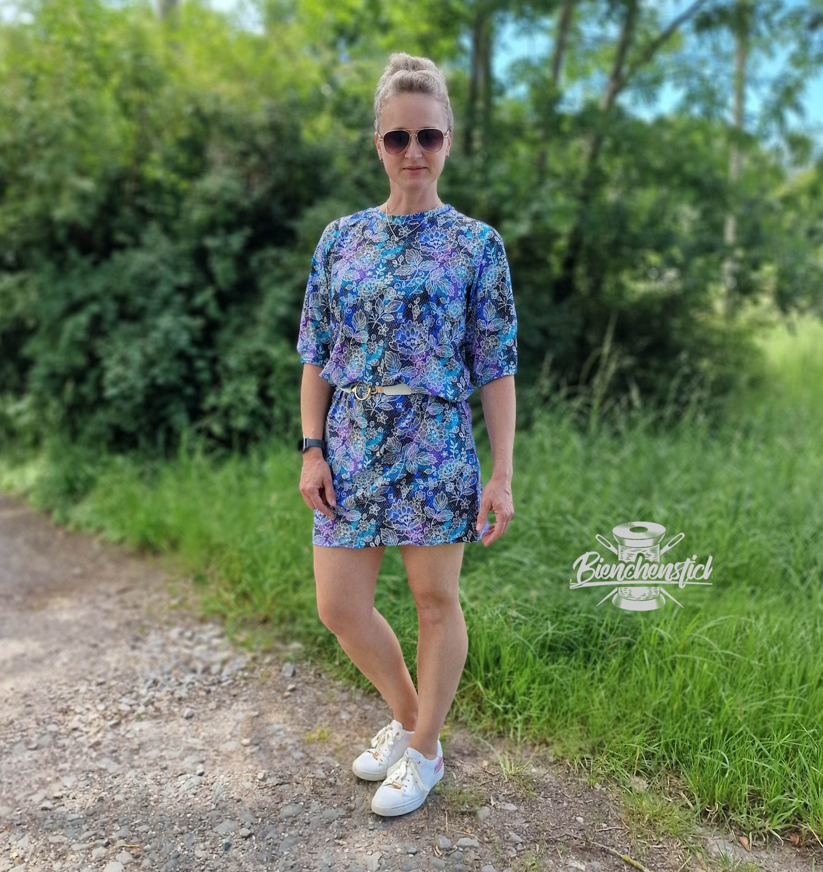 Schnittmuster Shirt CALLA - mit dreiviertel Raglan-Ärmeln - | Gr. 34–56 (PDF) - Sewando