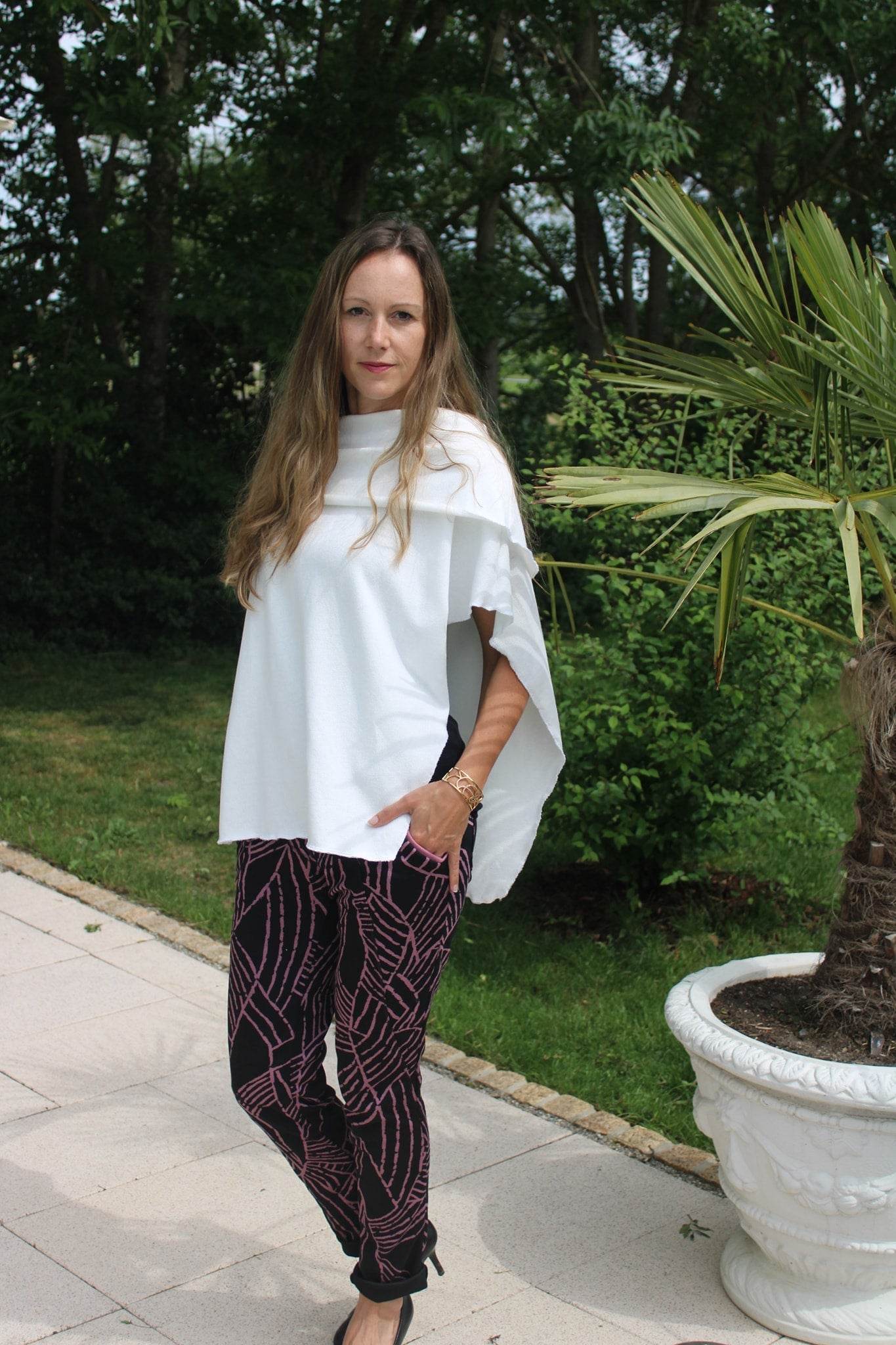 Schnittmuster Poncho ANDALO Gr. XS-XXL : - Sewando