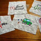 Stickdatei - Set "My Wedding Day" (Hochzeitstag, Hochzeit)