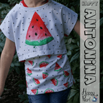 Happy Antonina - Gr 86-164 - Crop Top und Shirts Schnittmuster - Sewando