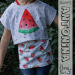 Happy Antonina - Gr 86-164 - Crop Top und Shirts Schnittmuster - Sewando