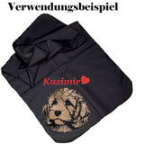 Stickdatei Applikation Cockapoo "Milli" - realistisch - FÜR HELLE & DUNKLE STOFFE