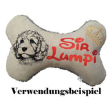 Stickdatei Cockapoo Welpe "Milli" - realistisch - FÜR HELLE STOFFE