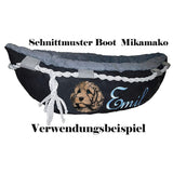 Stickdatei Applikation Cockapoo "Milli" - realistisch - FÜR HELLE & DUNKLE STOFFE