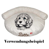 Stickdatei Cockapoo Welpe "Milli" - realistisch - FÜR HELLE STOFFE