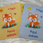 Stickdatei Fuchs Füllstich und Applikation 179 - Sewando