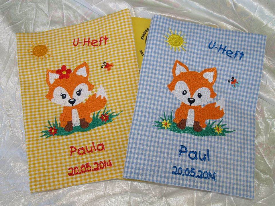Stickdatei Fuchs Füllstich und Applikation 179 - Sewando