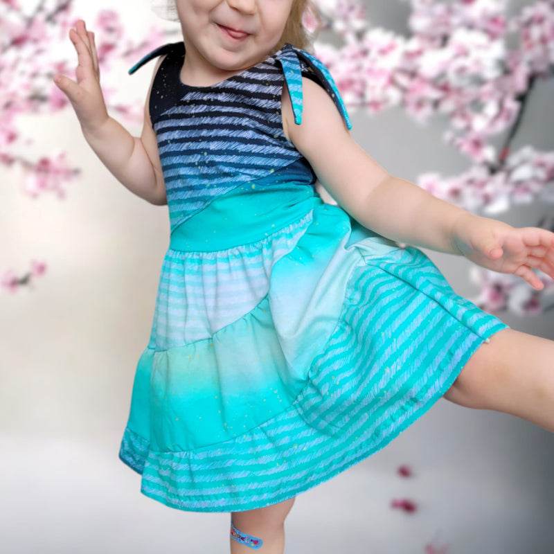 Schnittmuster Kleid Alilly Gr. 80 bis 152 - Sewando