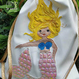 Stickdatei Sweet Mermaid - Rahmen 20x28 - Sewando