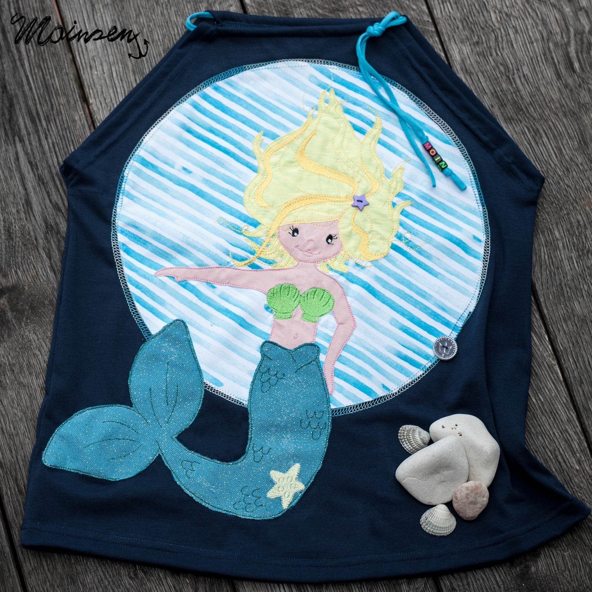 Stickdatei Sweet Mermaid - Rahmen 20x28 - Sewando
