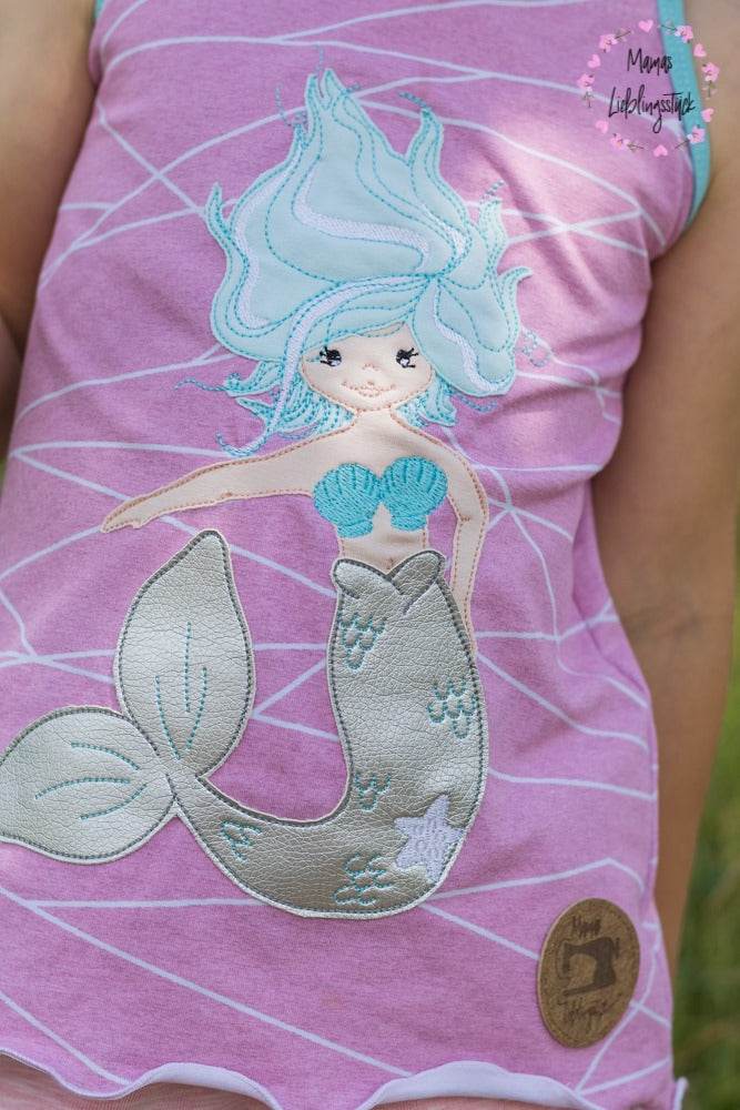 Stickdatei Sweet Mermaid - Kombipaket - Sewando