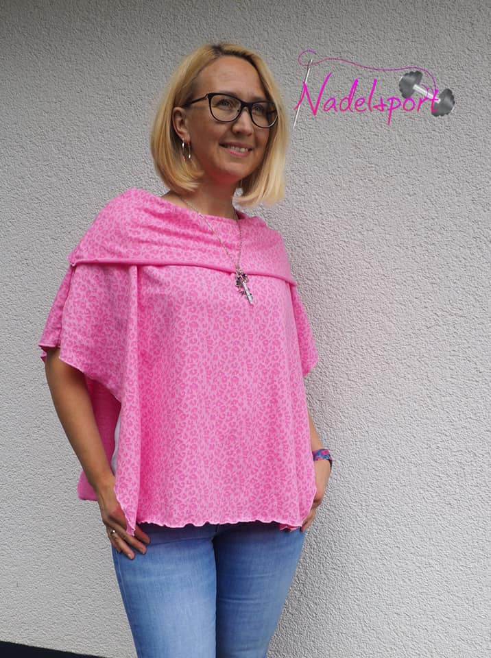 Schnittmuster Poncho ANDALO Gr. XS-XXL : - Sewando