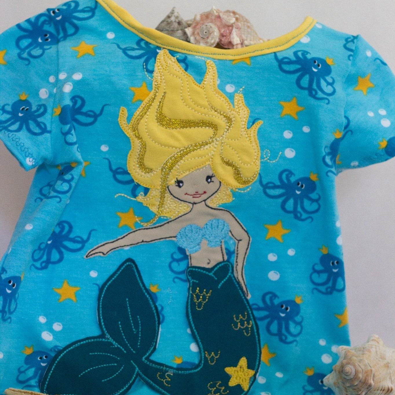 Stickdatei Sweet Mermaid - Rahmen 16x26 - Sewando