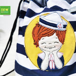 Stickdatei Ahoi Matrose Junge - Kombipaket - Sewando