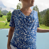 Wasserfallshirt "Yilva" - Gr.32-64 - Schnittmuster und Nähanleitung