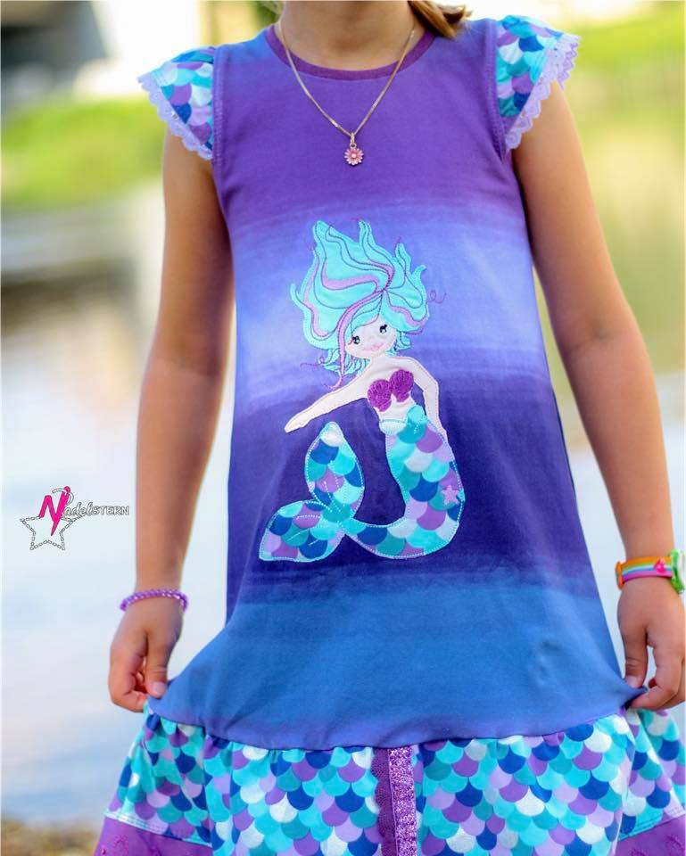 Stickdatei Sweet Mermaid - Kombipaket - Sewando