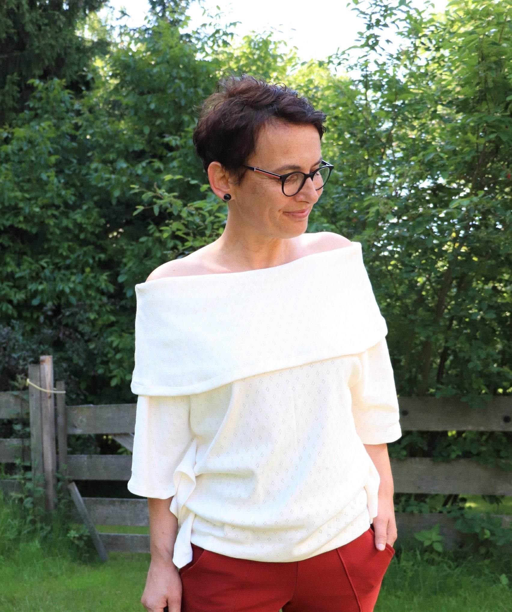 Schnittmuster Poncho ANDALO Gr. XS-XXL : - Sewando