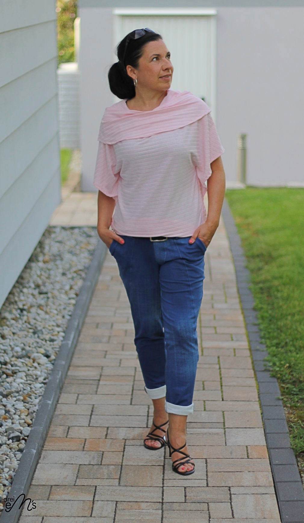 Schnittmuster Poncho ANDALO Gr. XS-XXL : - Sewando