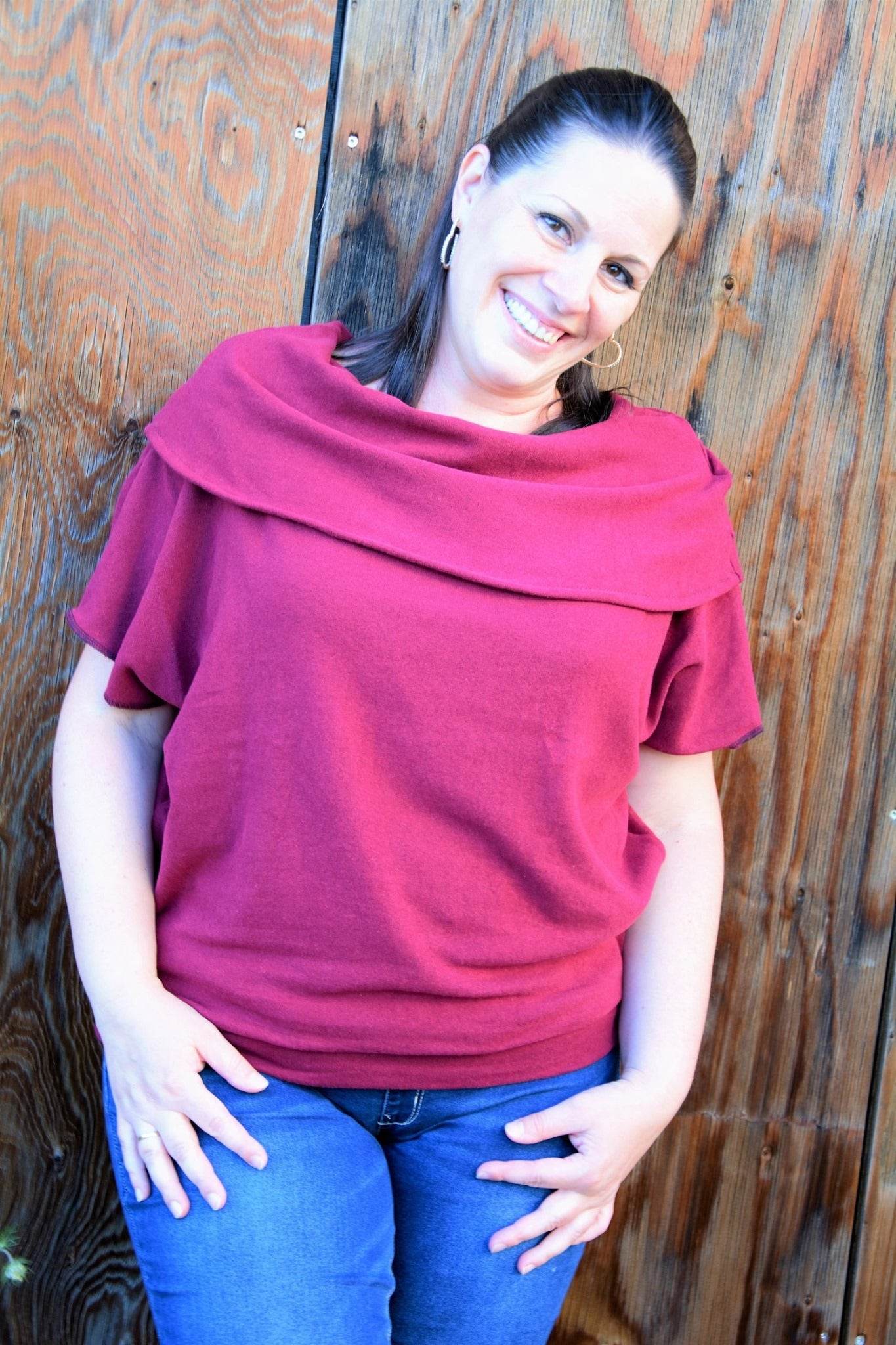 Schnittmuster Poncho ANDALO Gr. XS-XXL : - Sewando
