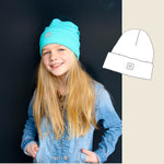 Skater-Beanie Schnittmuster / Mütze für Kinder und Erwachsene - Sewando