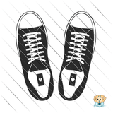 Plotterdatei  Laserdatei Digistamp "Beste Schuhe" [Digital] Sneaker