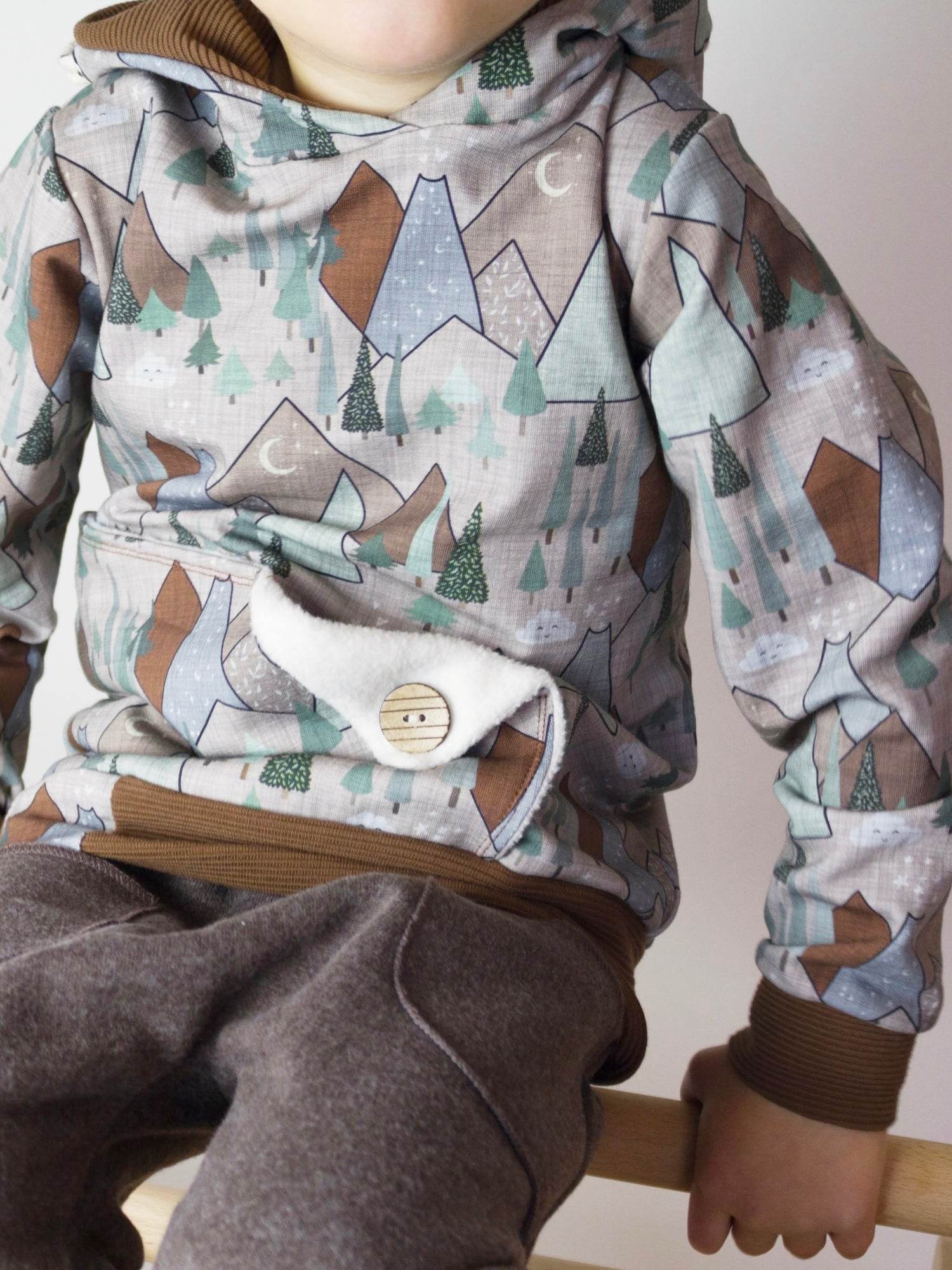 Schnittmuster Hoodie Hannes Gr. 74-122 - Sewando