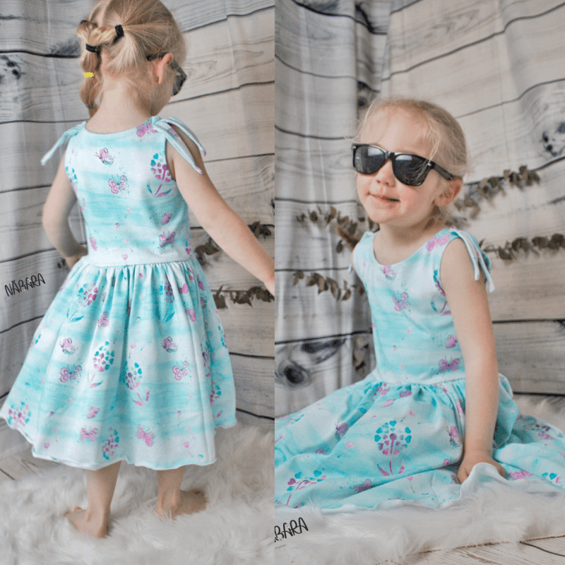 Schnittmuster Kleid Alilly Gr. 80 bis 152 - Sewando