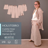 HOLSTEBRO.culotte | Damen | 32-52 | Schnitt : - Sewando