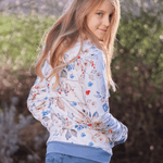 Schnittmuster Sweatjacke Mini Nurika Gr. 86 - 164 - Sewando