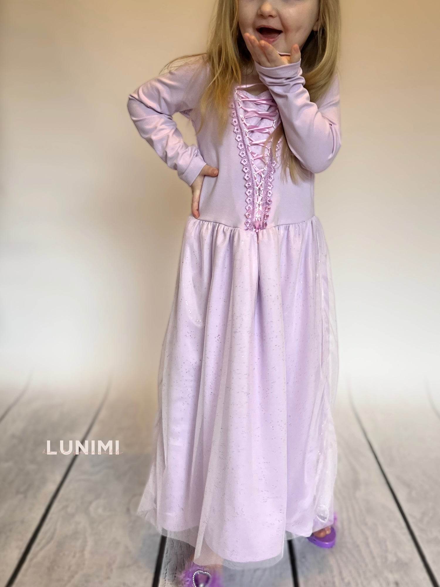 Schnittmuster Kostüm Prinzessin Morgana Gr. 92-128 - Sewando