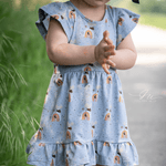 Schnittmuster Kleid Marie-Louise mit Ärmel Gr. 86 - 158 - Sewando