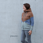 Schnittmuster Sweatjacke Nurika Gr. 32 - 52 - Sewando