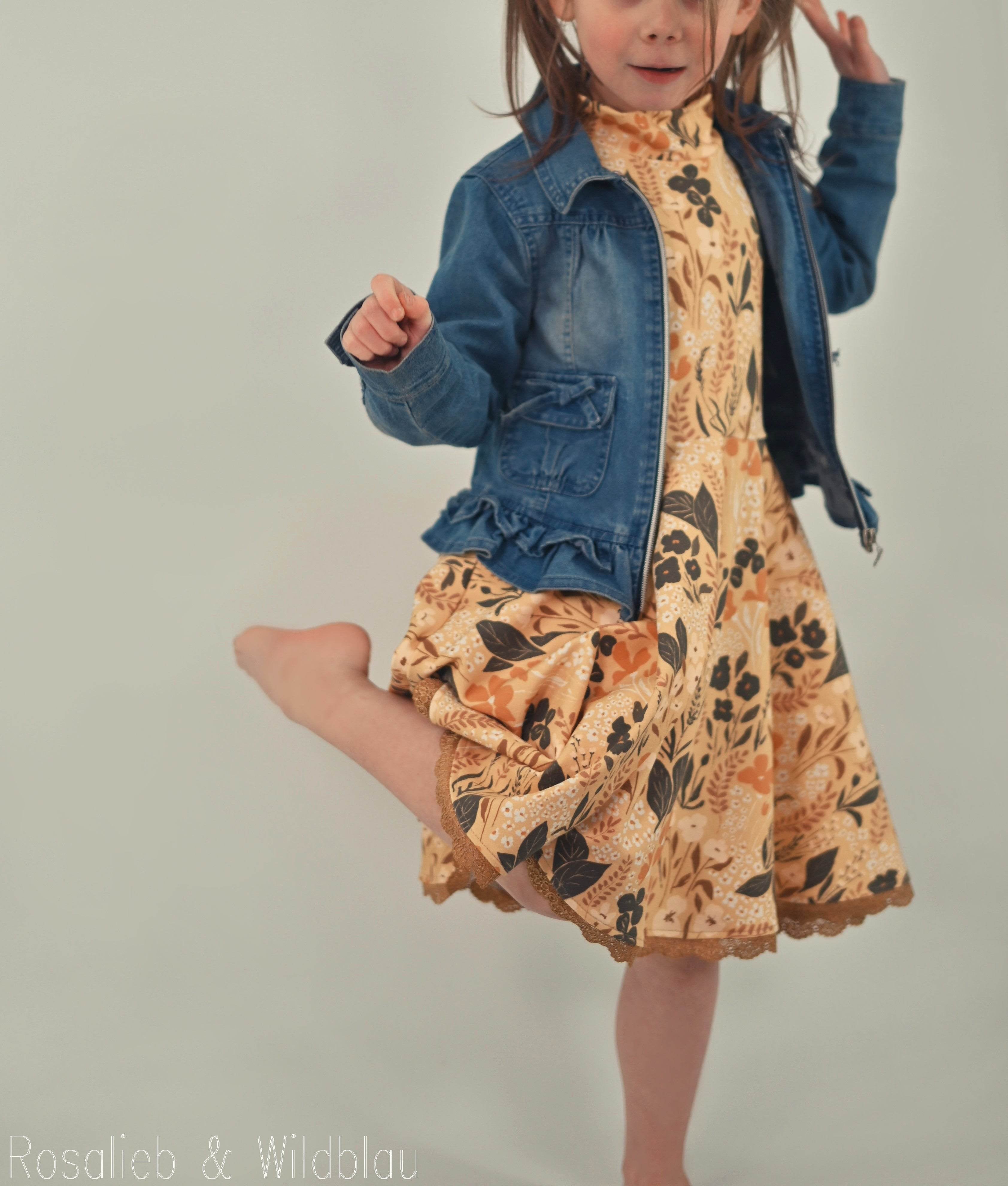 Schnittmuster Kleid Alianda Gr. 80 bis 152 - Sewando