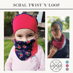 Schnittmuster Loopschal Schal Twist´n´Loop unisex für Kinder und Erwachsene - Sewando
