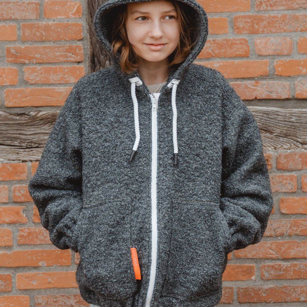 Schnittmuster oversize Jacke Harley Maxi Gr.122-176 - Sewando